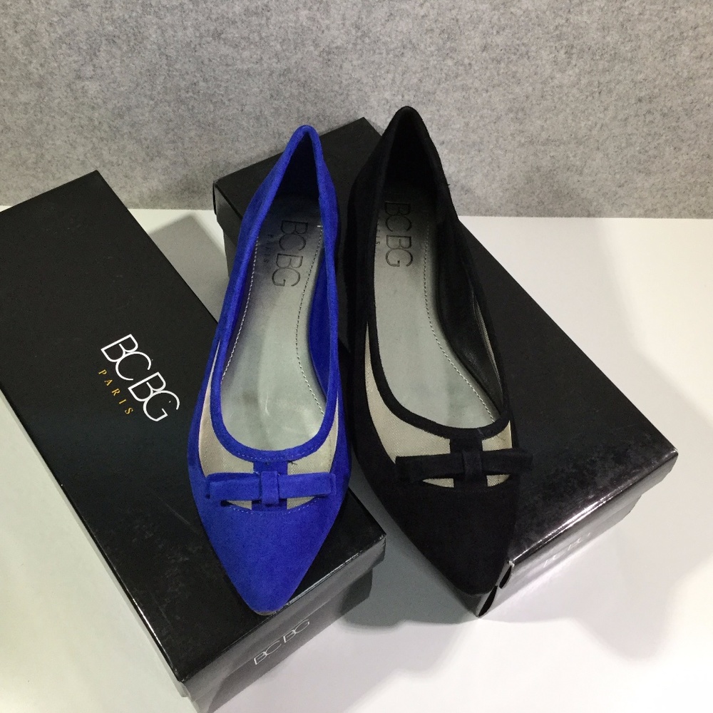 BCBG Paris ZARINE Suede Flats